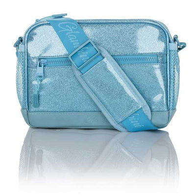 Small Crossbody Bag Aqua Glitter