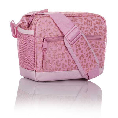 Small Crossbody Bag Pink Leopard