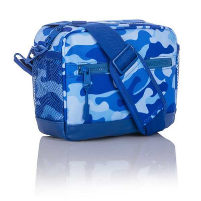 Small Crossbody Bag Camo Blue