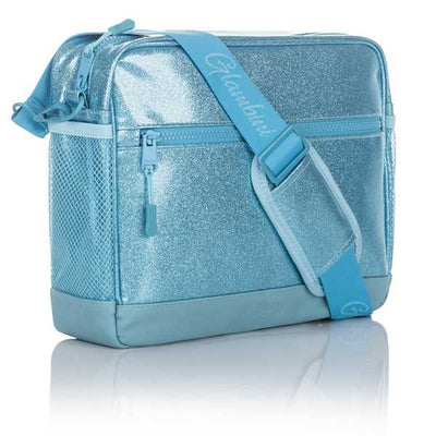 Large Crossbody Bag Aqua Glitter