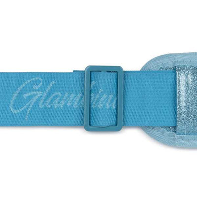 Large Crossbody Bag Aqua Glitter