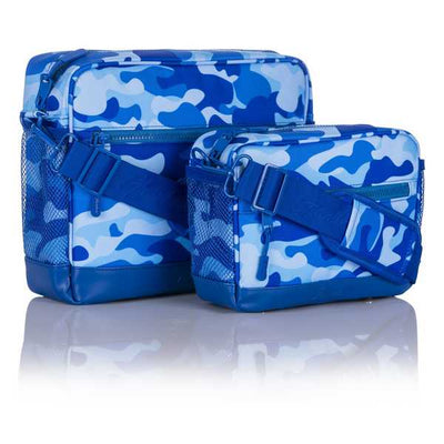 Small Crossbody Bag Camo Blue
