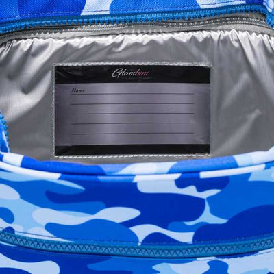 Small Crossbody Bag Camo Blue