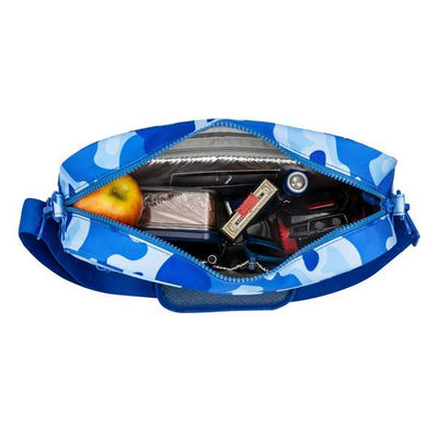 Small Crossbody Bag Camo Blue