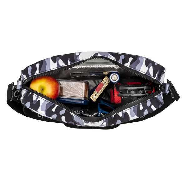 Large Crossbody Bag Camo Grey
