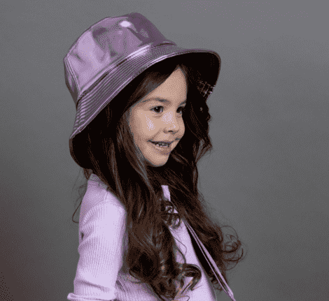 Glambini Bucket Hat - Purple Metallic