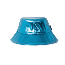 Glambini Bucket Hat - Blue Metallic